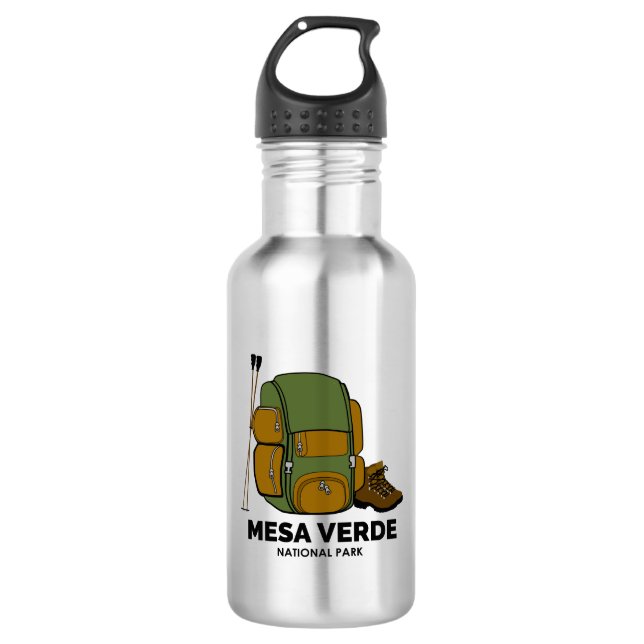Botella De Agua Mochila del Parque Nacional Mesa Verde (Anverso)