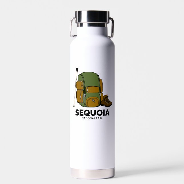 Botella De Agua Mochila del Parque Nacional Sequoia (Delantero)