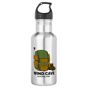 Botella De Agua Mochila del parque nacional Wind Cave