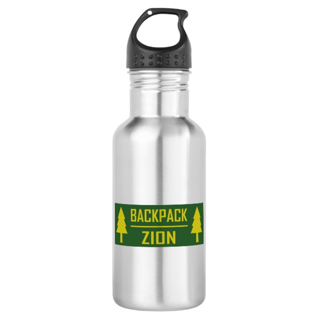 Botella De Agua Mochila Zion (Anverso)