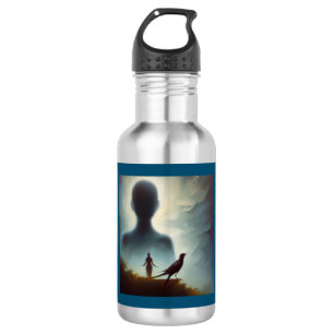 Botella De Agua Mockingbird de animales espirituales 1