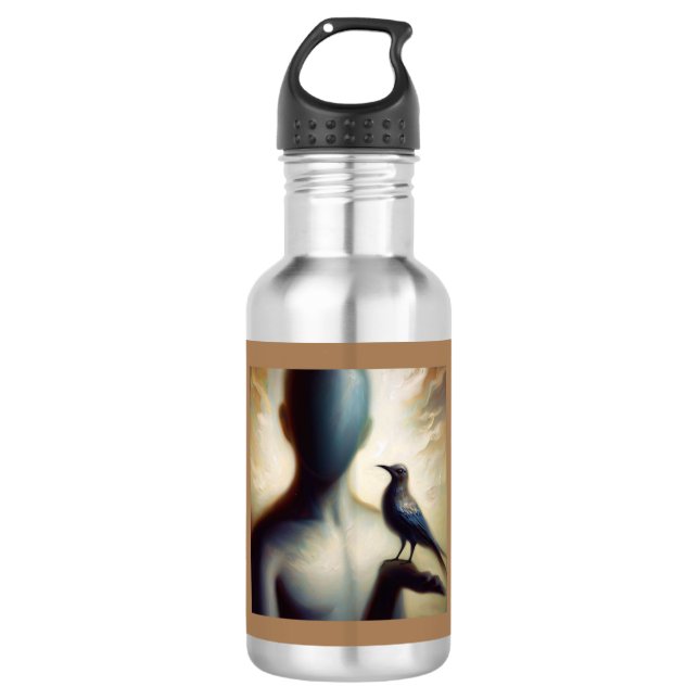 Botella De Agua Mockingbird de animales espirituales 2 (Anverso)