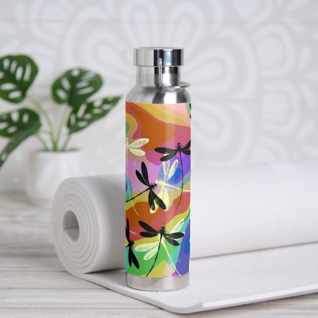 Botella De Agua Mod libélulas (Yoga)