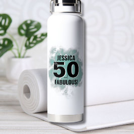 Botella De Agua Moda 50 cumpleaños