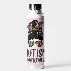 Botella De Agua Moda de Conciencia del Autismo