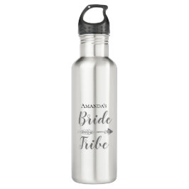 Botella De Agua Moda La tribu de novias Boho Personalizada