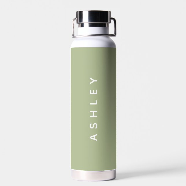 Botella De Agua Moda Personalizado de nombres personalizados de co (Atrás)