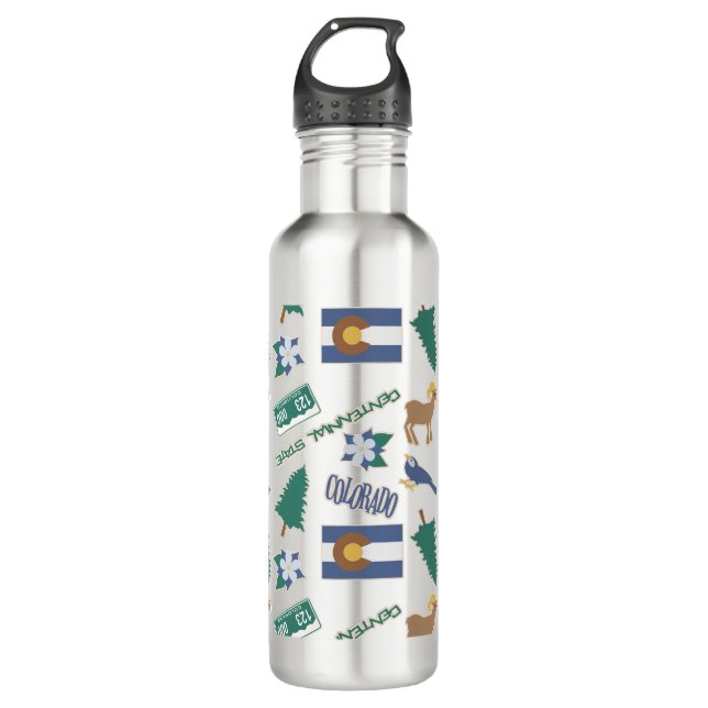 Botella De Agua Modelo de la diversión de Colorado (Anverso)