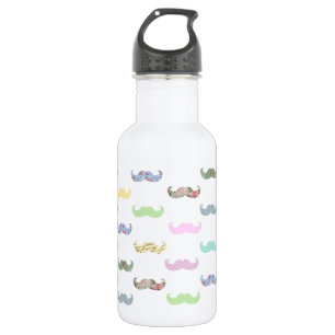 Botella De Agua Modelo femenino del bigote