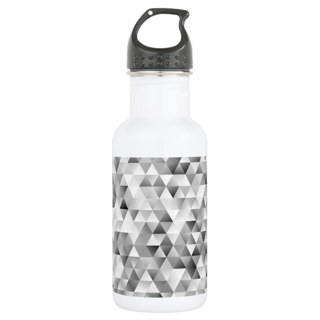 Botella De Agua Modelo gris del triángulo (Anverso)