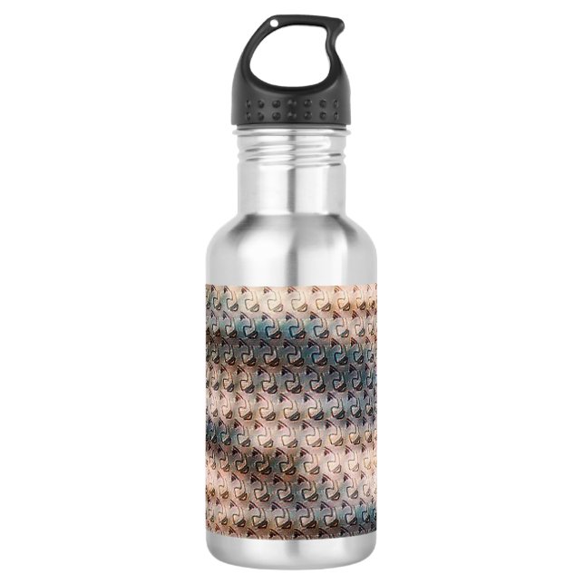 Botella De Agua Modern abstract digital pattern design 1240 (Anverso)