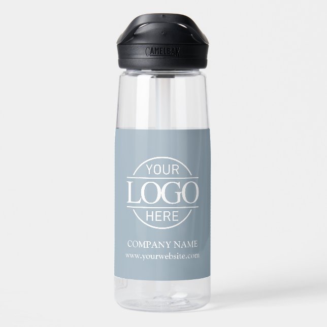 Botella De Agua Modern Custom Logo Business Branding Promotional (Atrás)