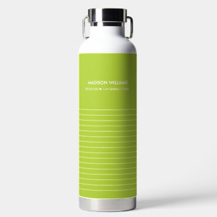 Botella de agua moderna elegante y minimalista