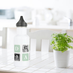 Botella De Agua Moderna fábrica de fotos de collage y regalo del D