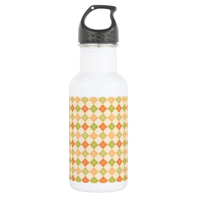 Botella De Agua Moderno Argyle (Anverso)