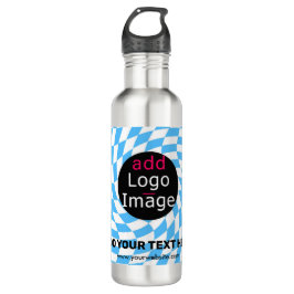 Botella De Agua Moderno Personalizado profesional de marca Checker