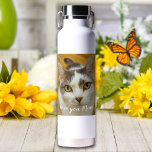 Botella De Agua Moderno y simple foto Personalizado texto personal<br><div class="desc">Sube fotos, personalizar el texto y crea fácilmente tu botella de agua personalizada. Haga clic en EDIT para cambiar el color del texto o el tamaño del texto. Puede TRANSFERIR este DISEÑO a otros productos de Zazzle y ajustarlo para que se ajuste a la mayoría de los artículos de Zazzle....</div>