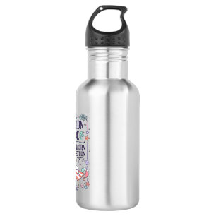 Botella De Agua Modo de Vacaciones de Unicornio Edición Unicornio