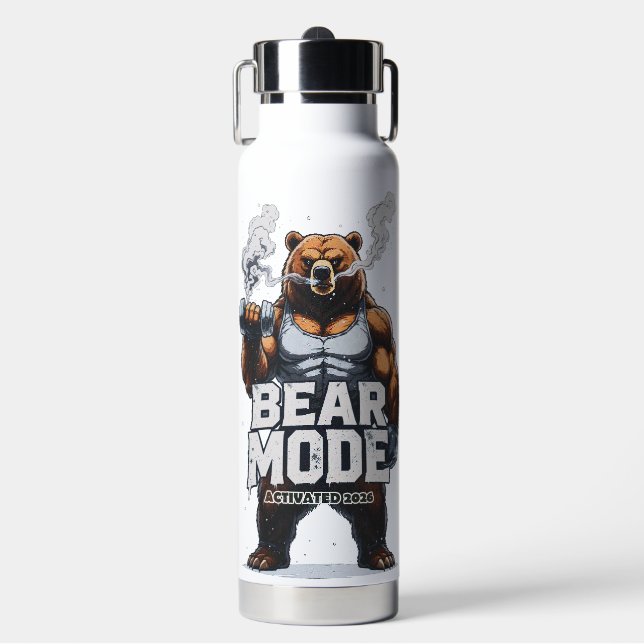 Botella De Agua Modo Oso Activado 2026 (Frente)