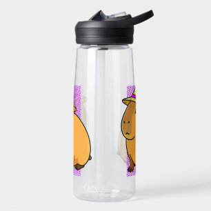 Botella De Agua Modo Relajado de Capybara