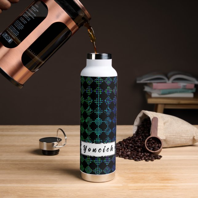 Botella De Agua Moire controlado por Kenneth Yoncich (Café)