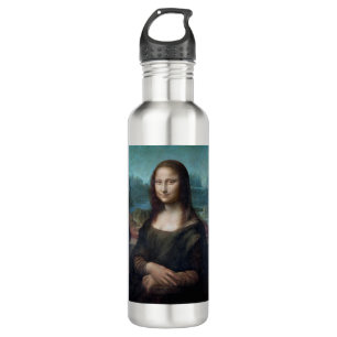 Botella De Agua Mona Lisa Famosa Artes Visuales Leonardo da Vinci