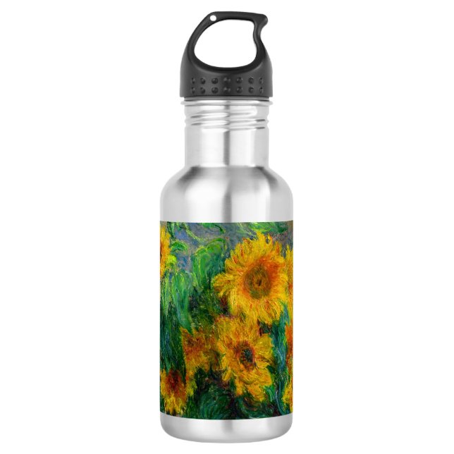 Botella De Agua Monet Sunflowers (Anverso)