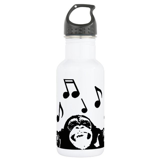 Botella De Agua monkeymonkey de la música (Anverso)