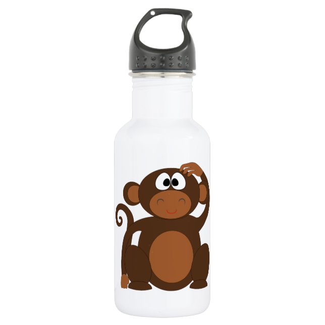 Botella De Agua Mono corto (Anverso)