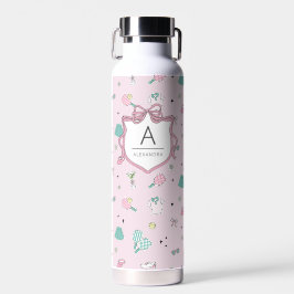 Botella De Agua Monogram Pickleball Gift for Her
