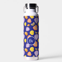 Botella De Agua Monograma aislado de cascos
