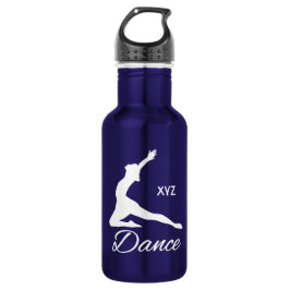 Botella De Agua Monograma del personalizado de la DANZA