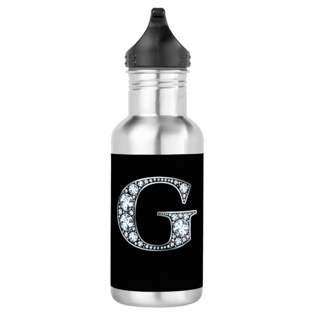 Botella De Agua Monograma G Faux-"Diamond" (Derecha)