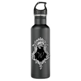 Botella De Agua Monograma inicial personalizado