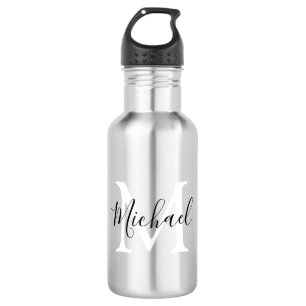Botella De Agua Monograma Personalizado para Niños Regreso a la Es