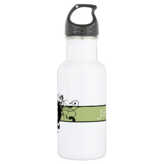 Botella De Agua Monogramado Victoriano Flourish