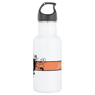 Botella De Agua Monogramado Victoriano Flourish