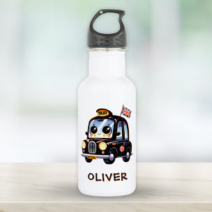 Botella De Agua Monoplaza negro lindo de Londres