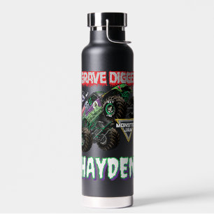 Botella De Agua Monster Jam Grave Digger
