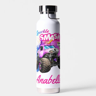 Botella De Agua Monster Jam Sparkle Smash