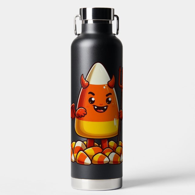 Botella De Agua Monstruo de maíz dulce de Halloween (Delantero)