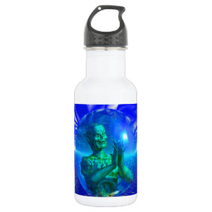 Botella De Agua Monstruo en una burbuja