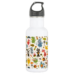 Botella De Agua Monstruos felices