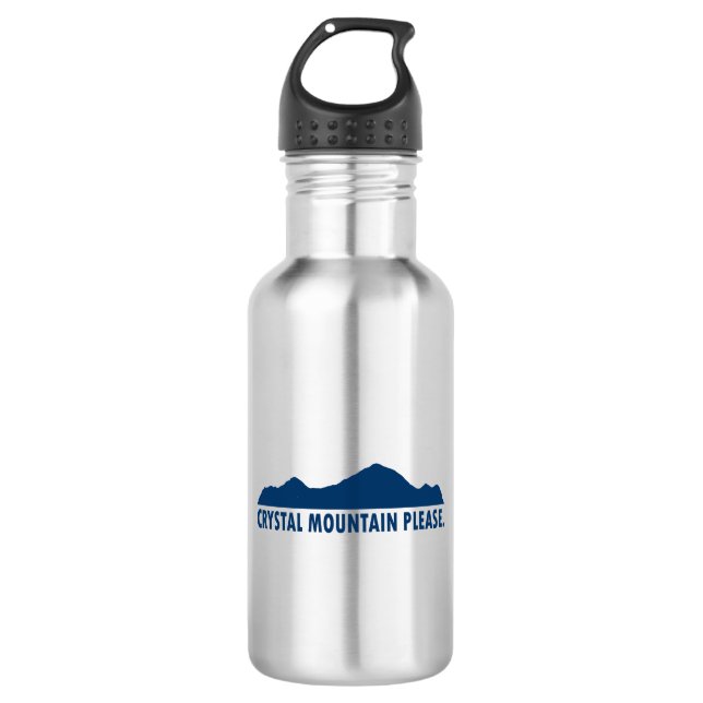 Botella De Agua Montaña cristal, por favor (Anverso)