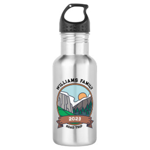 Botella De Agua Montaña de viaje por carretera de Reunión de Famil