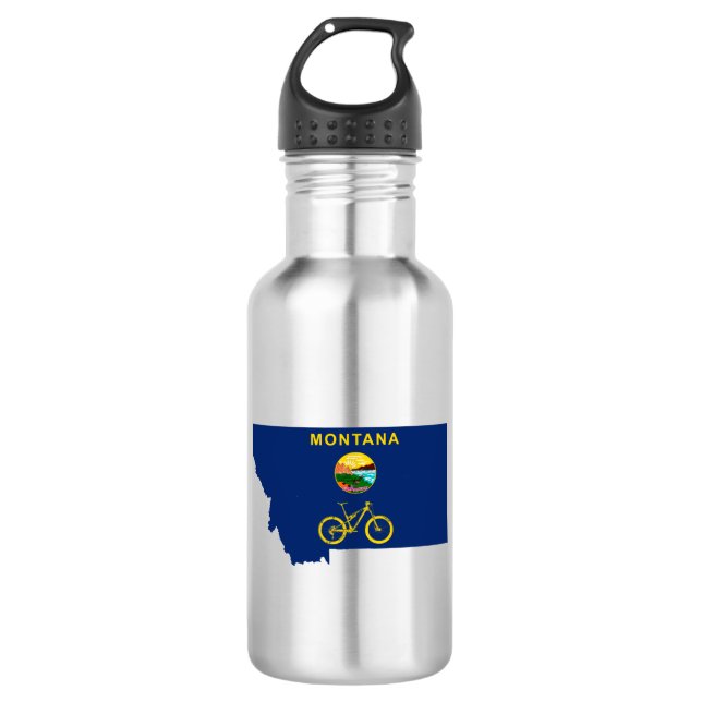 Botella De Agua Montaña en Montana (Anverso)