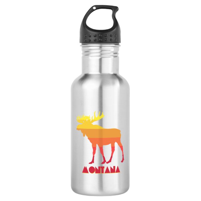 Botella De Agua Montana Moose (Anverso)