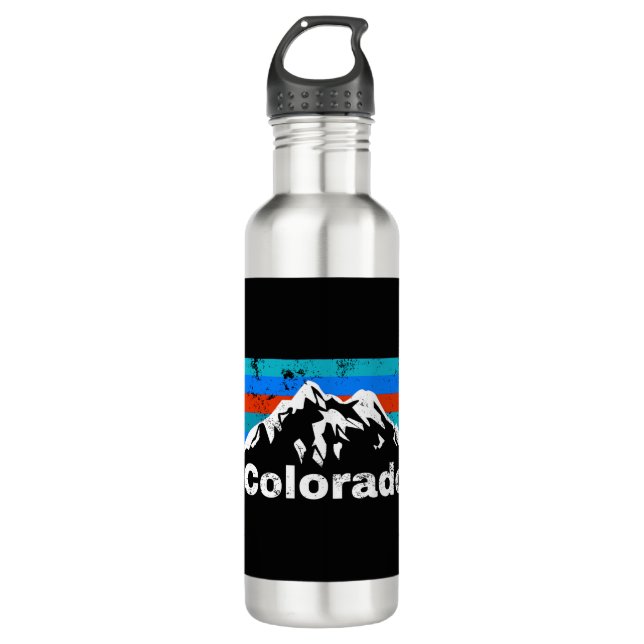 Botella De Agua Montañas Colorado (Anverso)