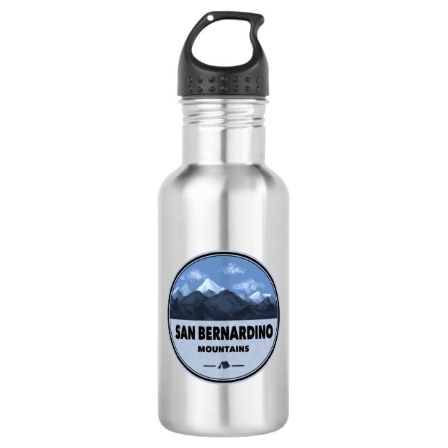 Botella De Agua Montañas de San Bernardino Camping California (Anverso)