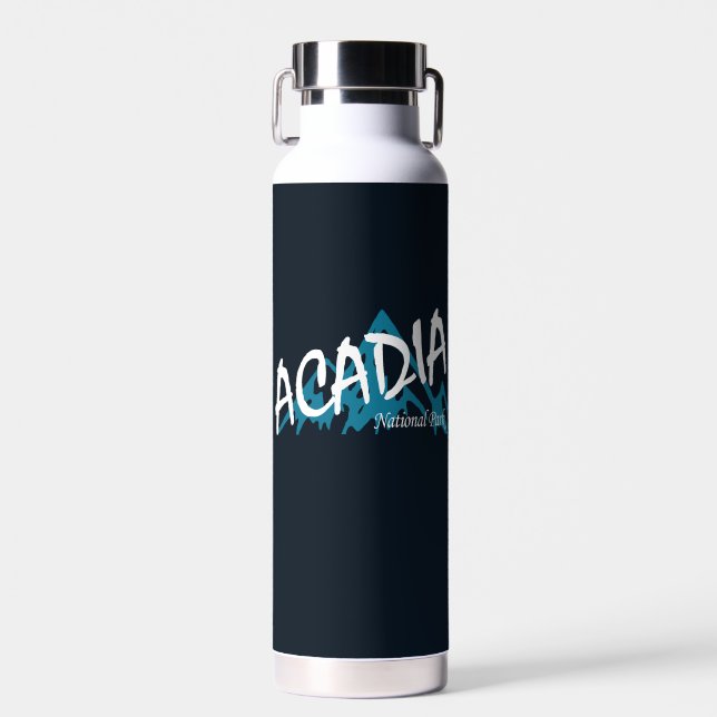 Botella De Agua Montañas del Parque Nacional de Acadia (Delantero)